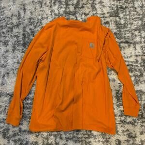 Carhartt Orange Long Sleeve Shirt size XL